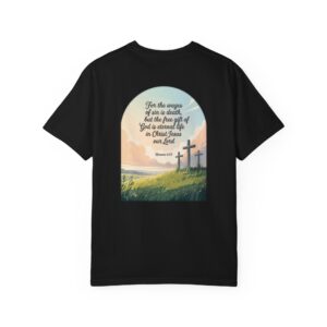 Free Gift of God is Eternal Life Christian T-Shirt - Romans 6:23 - Image 30