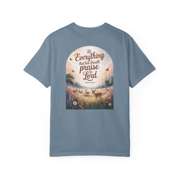 Model of Let Everything Praise the Lord Christian T-Shirt - Psalm 150:60 40