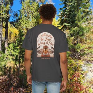 I Will Praise the Lord as Long as I Live Christian T-Shirt - Psalm 146:2 Thanksgiving Tee - Image 22
