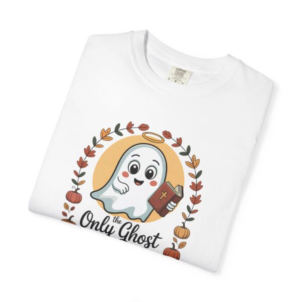 Model of Christian Holy Ghost Halloween T-Shirt 4