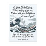 Model of Rule the Raging of the Sea Canvas Christian Wall Art - Psalm 89:8-9 24