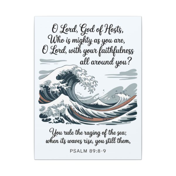 Model of Rule the Raging of the Sea Canvas Christian Wall Art - Psalm 89:8-9 1