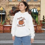 Model of Pumpkin Spice and Jesus Christ Christian Hoodie - Unisex 82