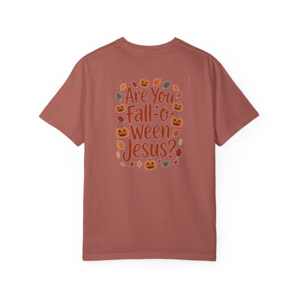 Model of Are you Fall-O-Ween Jesus Christian T-Shirt 76