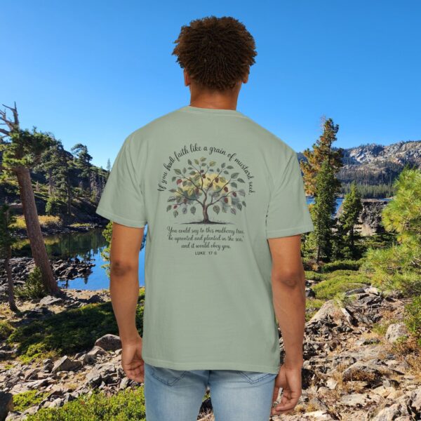 Model of Faith Like a Grain of Mustard Seed Christian T-Shirt - Luke 17:6 26