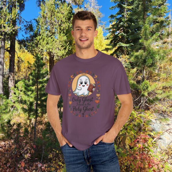 Model of Christian Holy Ghost Halloween T-Shirt 64