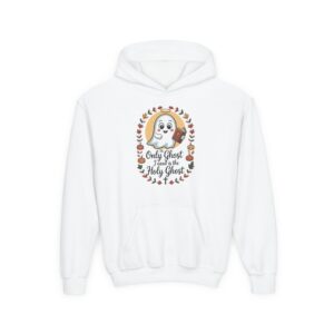 The Only Ghost I Need is the Holy Ghost Kids Christian Hoodie - Image 6