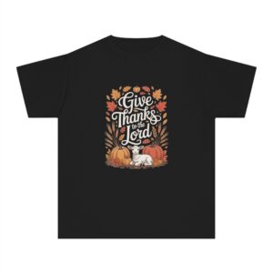 Give Thanks to the Lord Kids Christian T-Shirt - Image 16