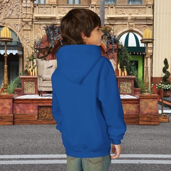 Model of Boo-lieve in Jesus Ghost Kids Christian Hoodie 54