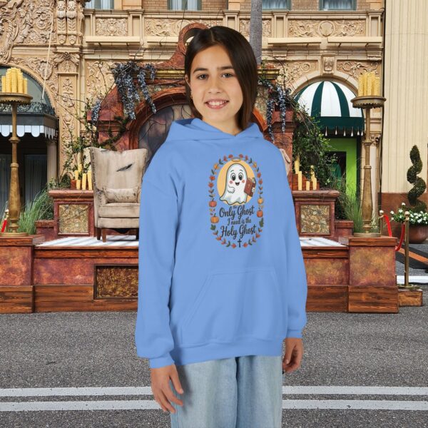 Model of The Only Ghost I Need is the Holy Ghost Kids Christian Hoodie 32