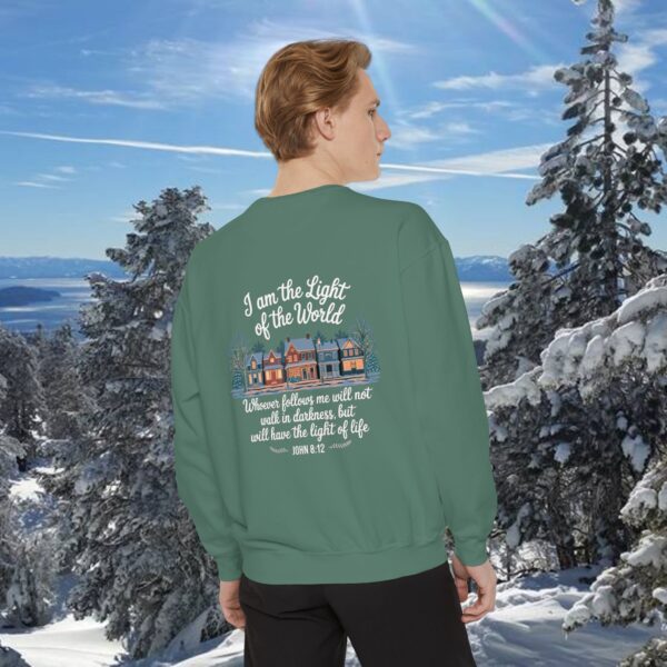Model of Light of the World Christian Sweatshirt 12