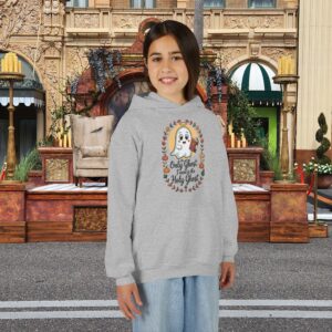 The Only Ghost I Need is the Holy Ghost Kids Christian Hoodie - Image 8