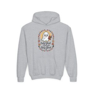 The Only Ghost I Need is the Holy Ghost Kids Christian Hoodie - Image 9