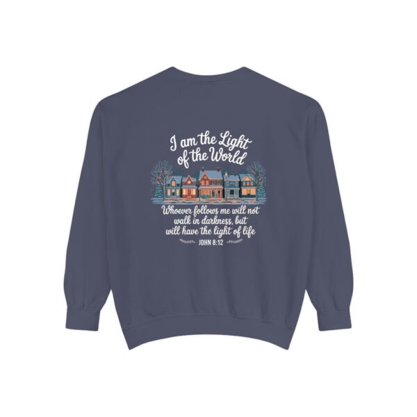Model of Light of the World Christian Sweatshirt 4