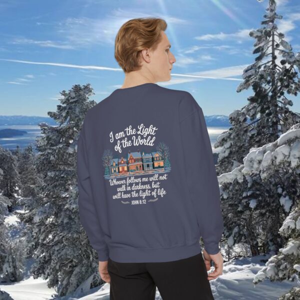 Model of Light of the World Christian Sweatshirt 2