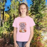 Model of Give Thanks to the Lord Kids Christian T-Shirt 101