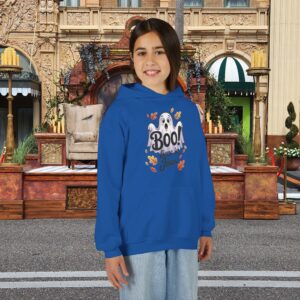 Boo-lieve in Jesus Ghost Kids Christian Hoodie - Image 26