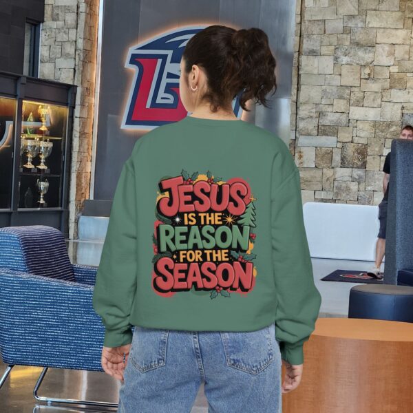 Model of The Reason for the Season Christian Sweatshirt 14