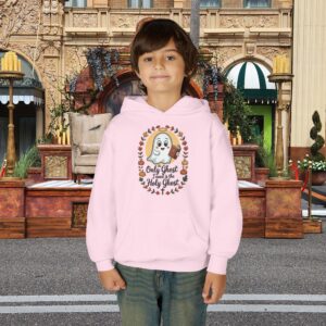 The Only Ghost I Need is the Holy Ghost Kids Christian Hoodie - Image 22