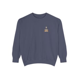 For Unto You Is Born - Manger Scene Christian Sweatshirt - Image 26