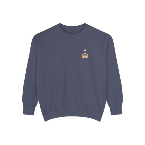 Model of For Unto You Is Born - Manger Scene Christian Sweatshirt 50