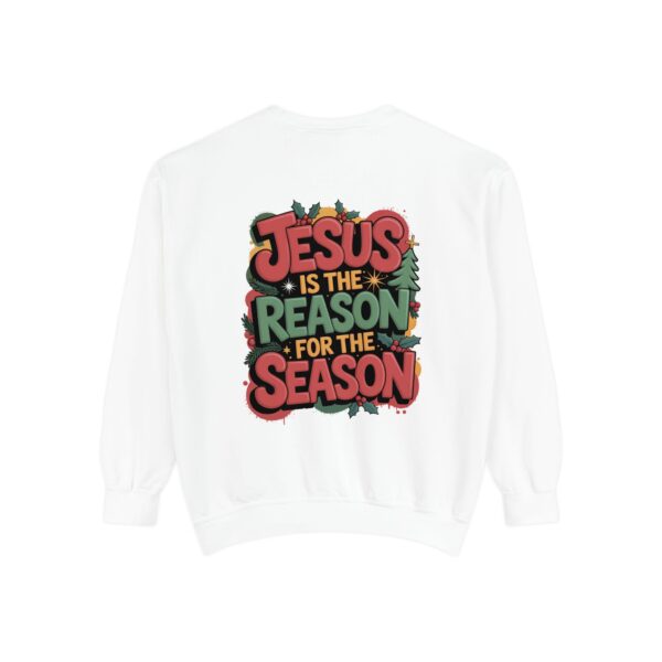 Model of The Reason for the Season Christian Sweatshirt 4