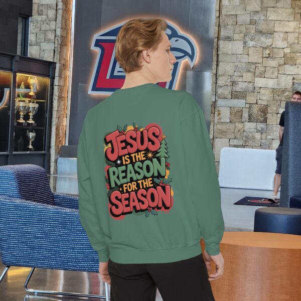 Model of The Reason for the Season Christian Sweatshirt 12