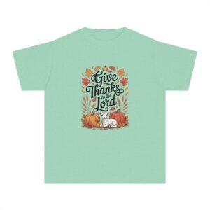 Give Thanks to the Lord Kids Christian T-Shirt - Image 10