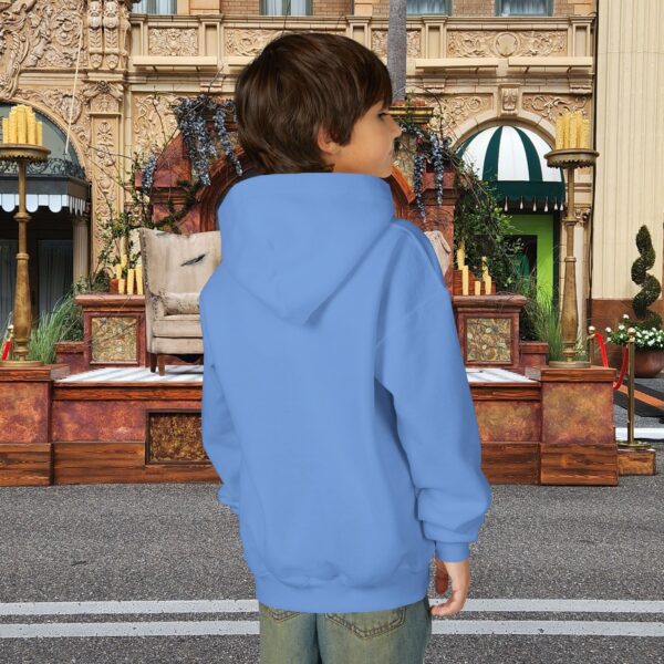 Model of Boo-lieve in Jesus Ghost Kids Christian Hoodie 46