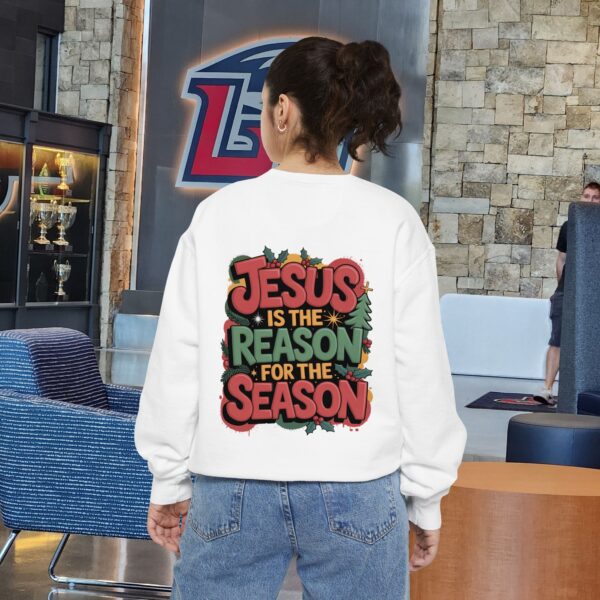 Model of The Reason for the Season Christian Sweatshirt 2