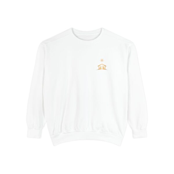 Model of For Unto You Is Born - Manger Scene Christian Sweatshirt 20