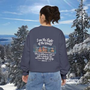 Light of the World Christian Sweatshirt - Image 1