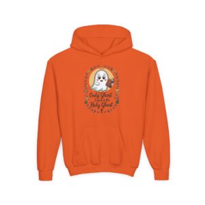 The Only Ghost I Need is the Holy Ghost Kids Christian Hoodie - Image 12
