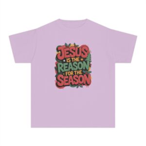 The Reason for the Season Kids Christian T-Shirt - Image 12