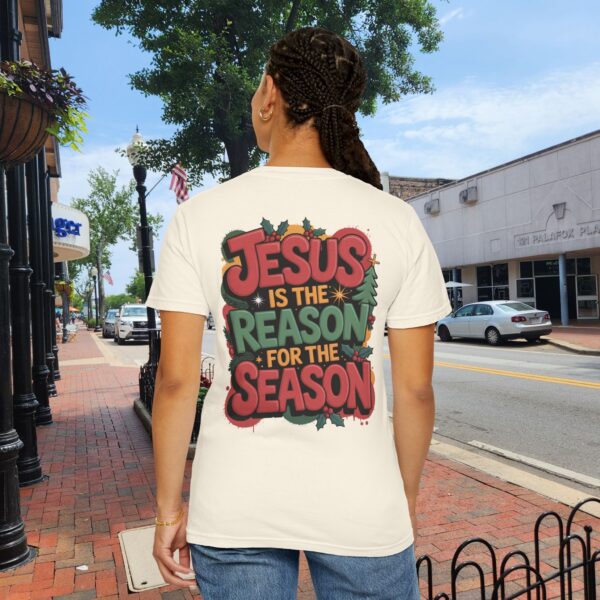 Model of The Reason for the Season Christian T-Shirt 8