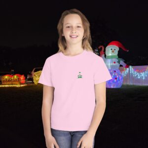 O Come Let Us Adore Him Christian Kids T-Shirt - Image 2