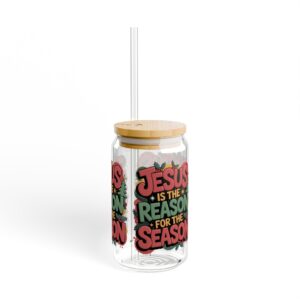 Jesus Reason For Season Sipper Glass, 16oz - Image 6