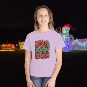 The Reason for the Season Kids Christian T-Shirt - Image 11
