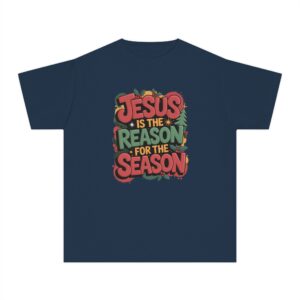 The Reason for the Season Kids Christian T-Shirt - Image 8