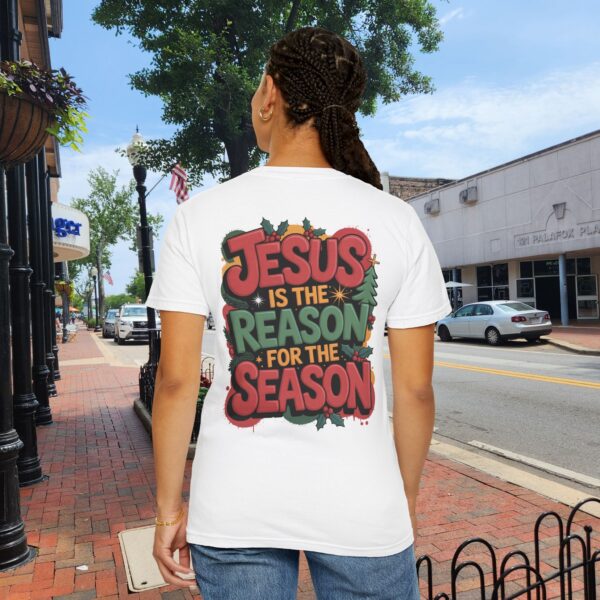 Model of The Reason for the Season Christian T-Shirt 2