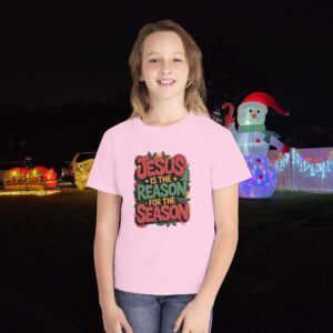 The Reason for the Season Kids Christian T-Shirt - Image 13