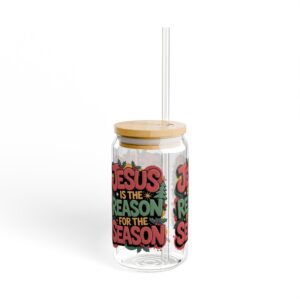 Jesus Reason For Season Sipper Glass, 16oz - Image 8