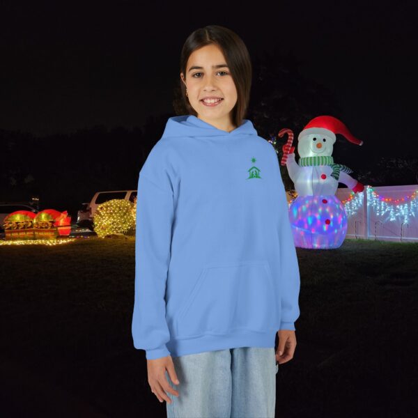 Model of O Come Let Us Adore Him Christian Kids Hoodie 34