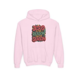 The Reason for the Season Kids Christian Hoodie - Image 21