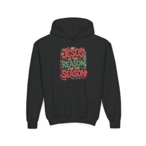 The Reason for the Season Kids Christian Hoodie - Image 12