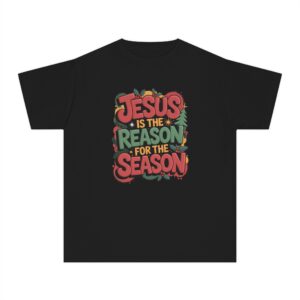 The Reason for the Season Kids Christian T-Shirt - Image 10