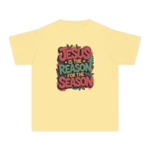 The Reason for the Season Kids Christian T-Shirt - Image 4