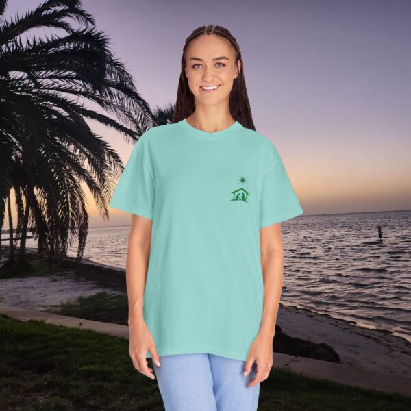 Model of O Come Let Us Adore Him Christian T-Shirt 10