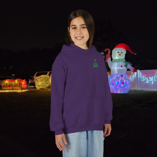 Model of O Come Let Us Adore Him Christian Kids Hoodie 54