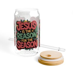 Jesus Reason For Season Sipper Glass, 16oz - Image 2